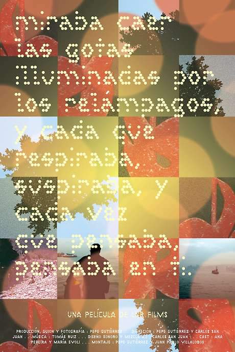 Miraba caer las gotas iluminadas por los relámpagos, y cada que respiraba suspiraba, y cada vez que pensaba, pensaba en ti